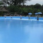 Thi công sàn Epoxy tầng hầm Vincom Sài Đồng