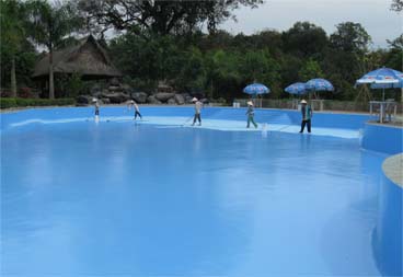 Thi công sàn Epoxy tầng hầm Vincom Sài Đồng