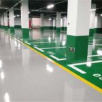 Thi công sàn Epoxy tầng hầm Vincom Sài Đồng